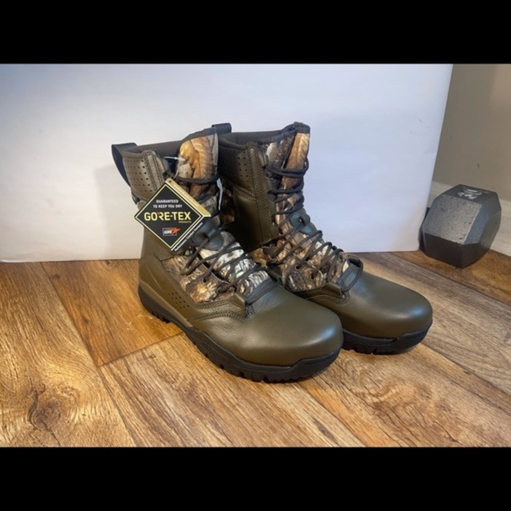 Nike Men's 9.5 SFB Field 2.8" REALTREE‎ CAMO Gore-Tex Boots AQ1203-200